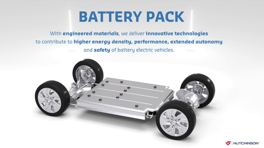 Hutchinson lance une matière EPDM résistant au feu et sans halogène pour l’étanchéité du pack batterie des véhicules électriques